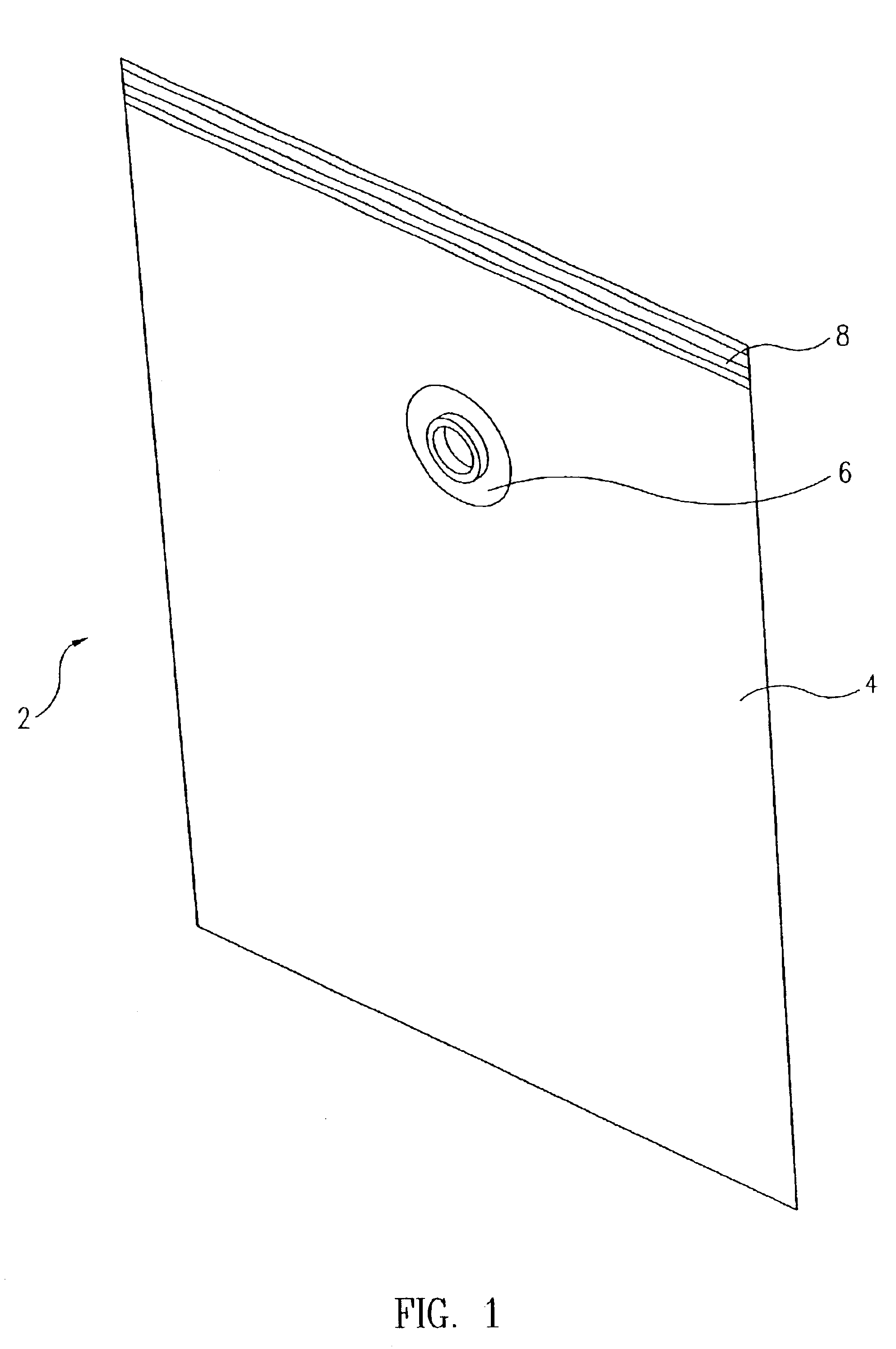 Evacuable container having one-way valve with filter element