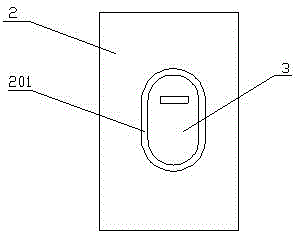 Panel door lock structure