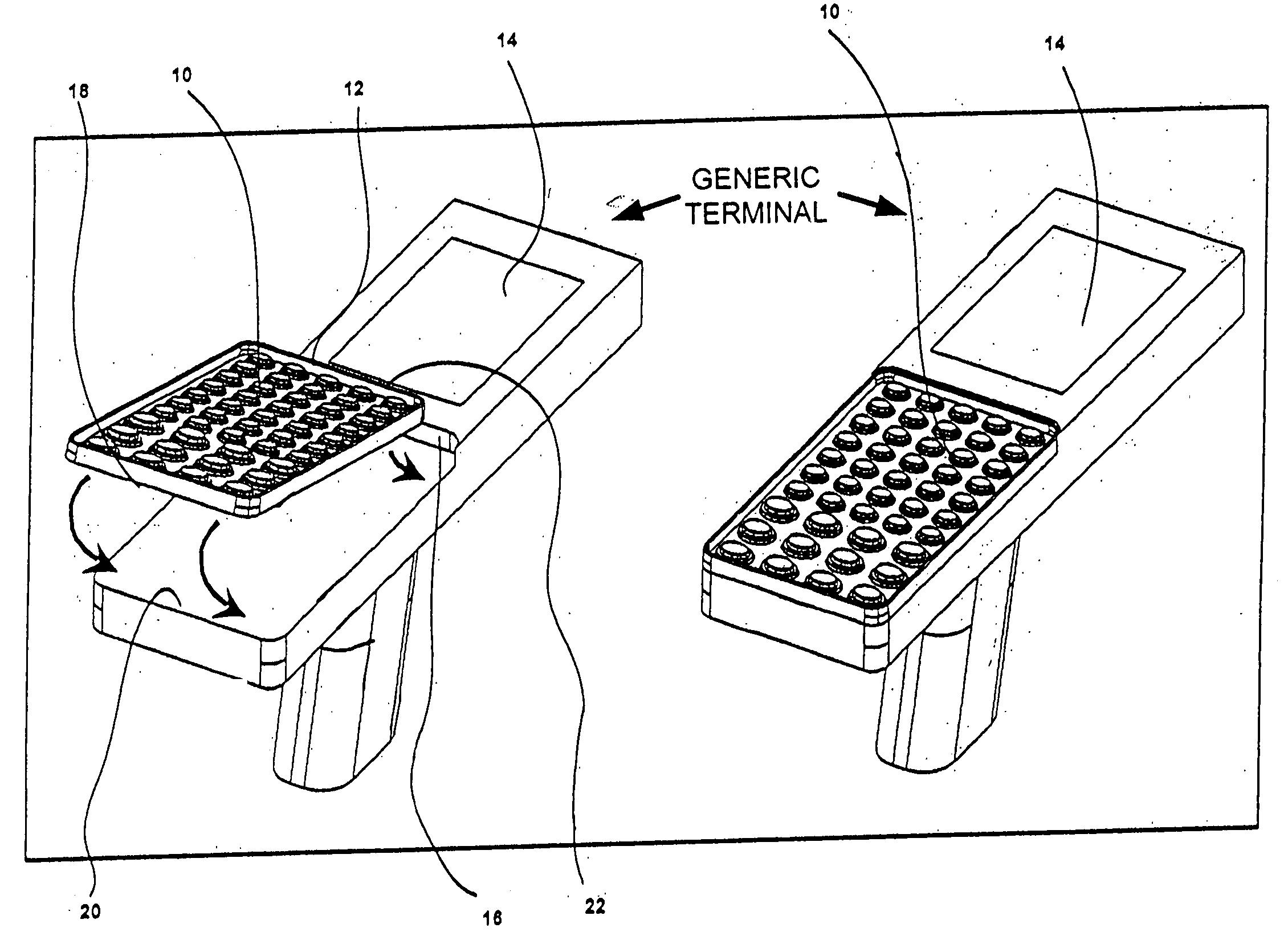 Method and system for assembling keypad