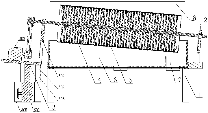 Apparatus and method for separating black liquor from saponified product