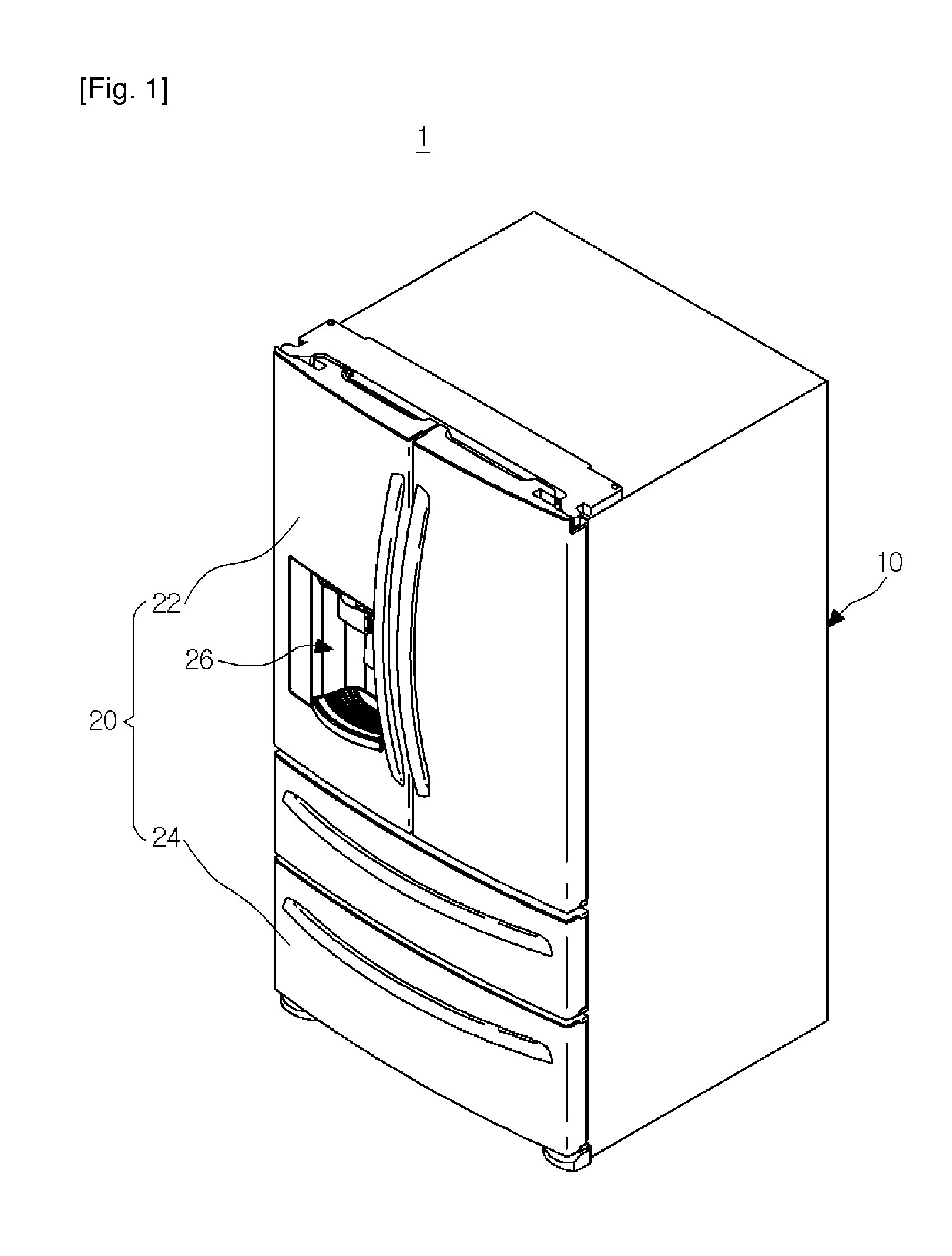 Refrigerator with ice maker