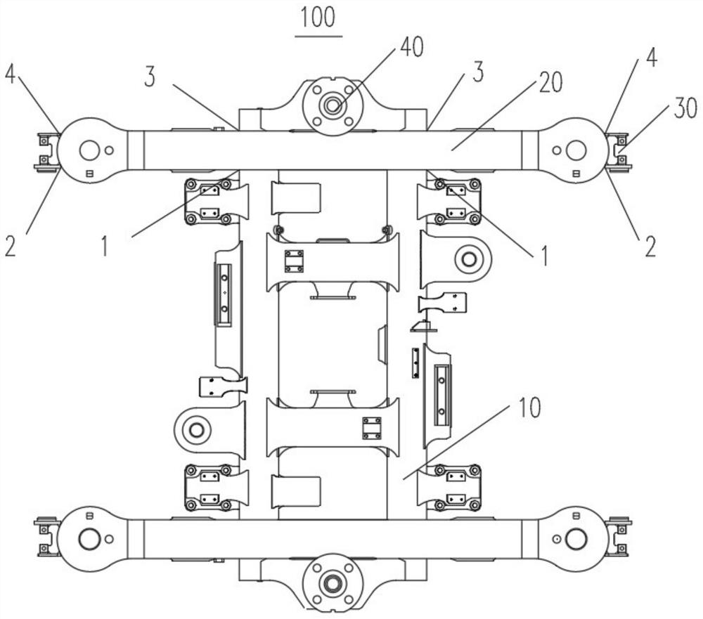 Frame welding deformation control method and frame welding tooling