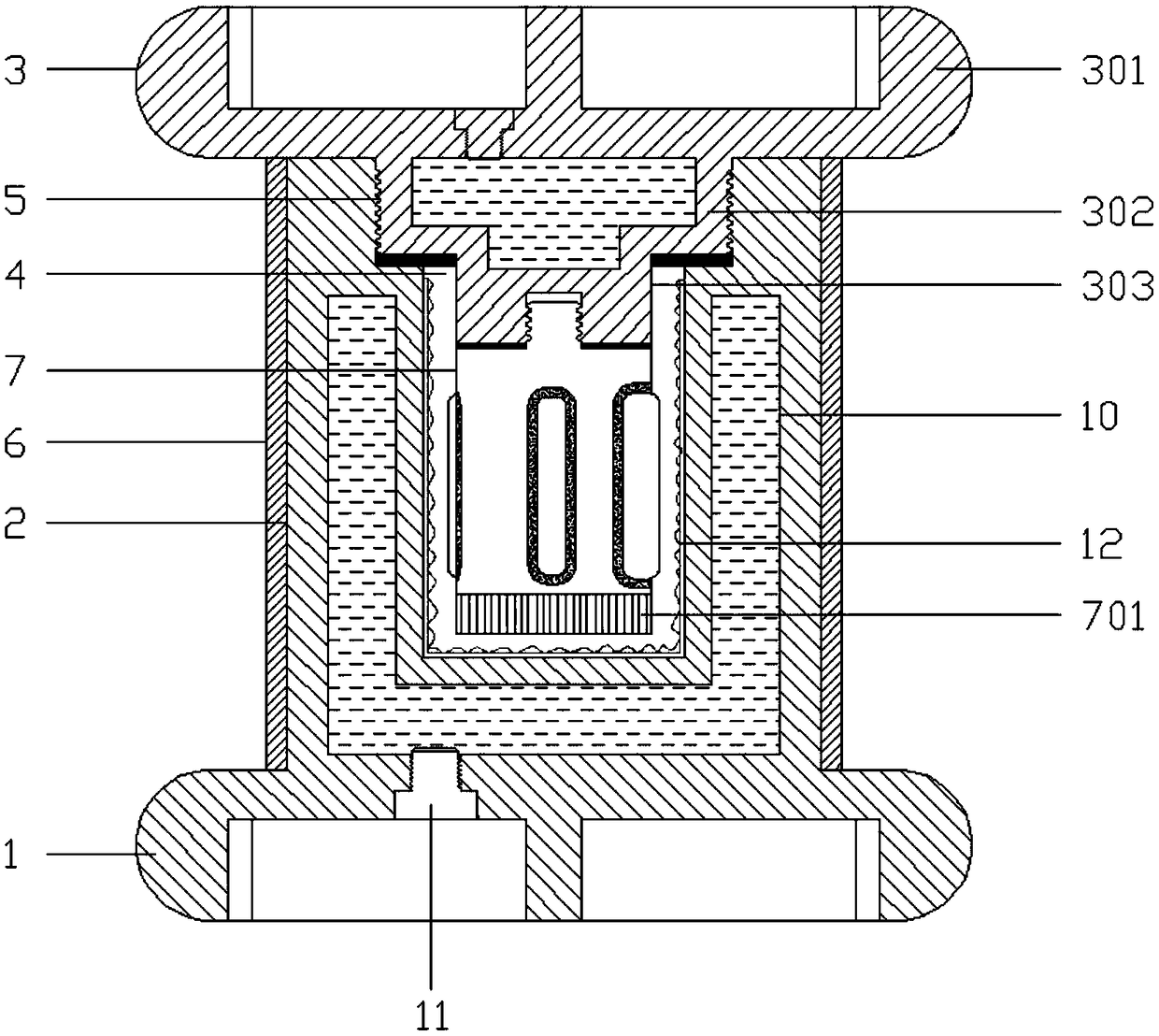 Injection safety breakage-proof transportation packaging device