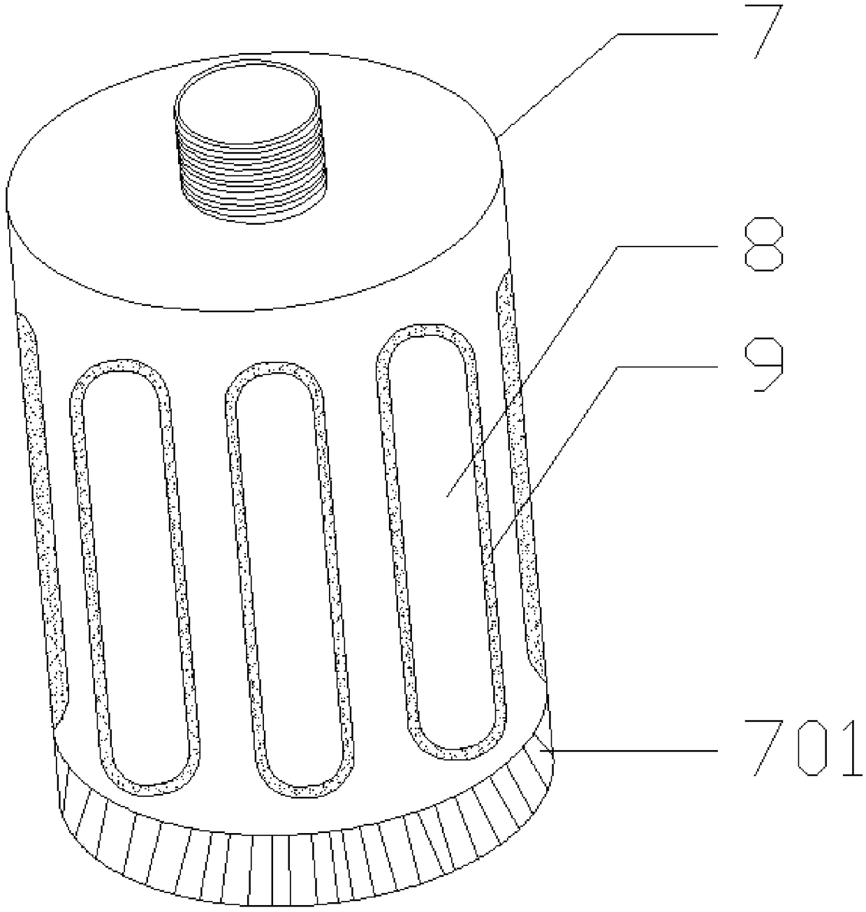 Injection safety breakage-proof transportation packaging device