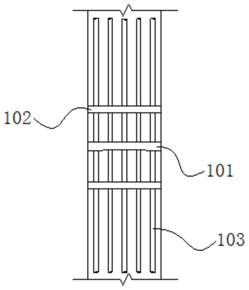 Large-span prestressed concrete assembly type frame connecting joint and construction method