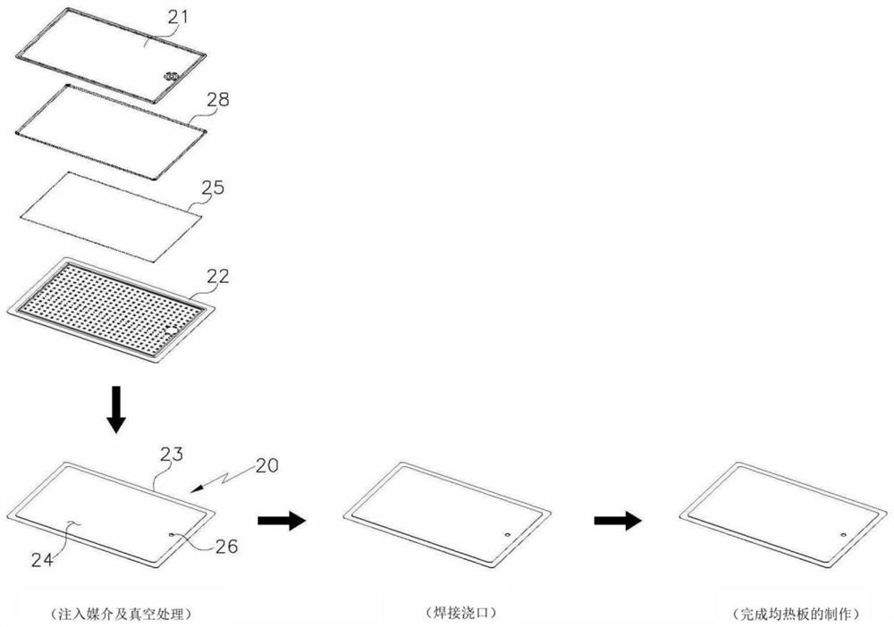 Smartphone integrated vapor chamber