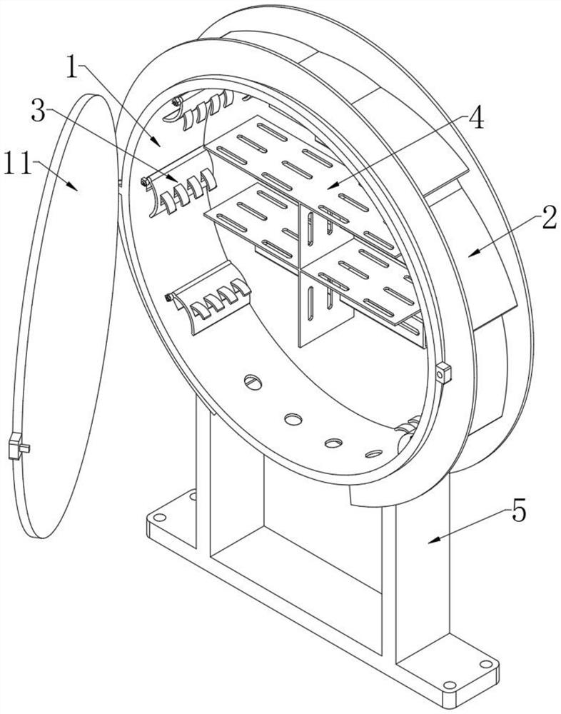 Power distribution cabinet based on ventilation structure and installation method thereof