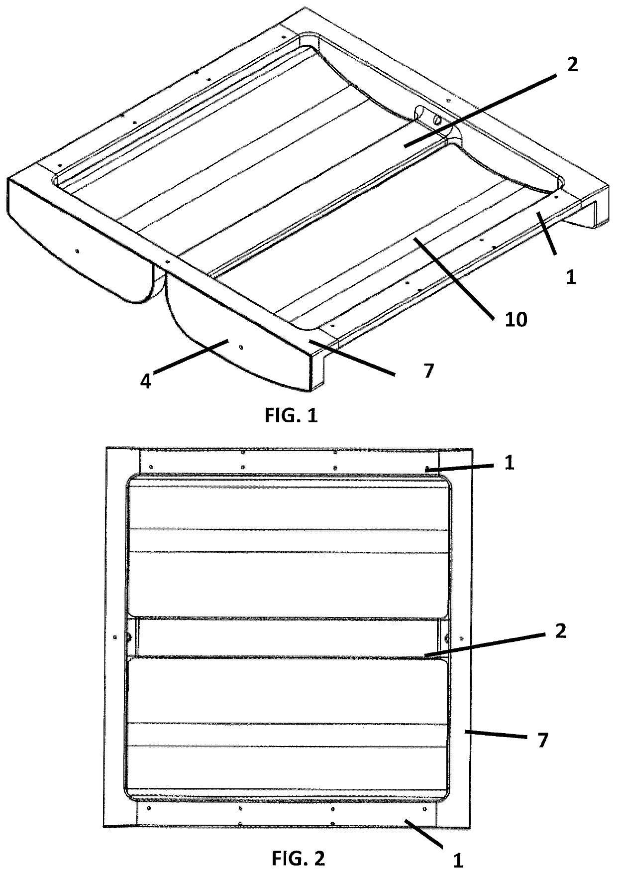 Air ceiling inlet unit