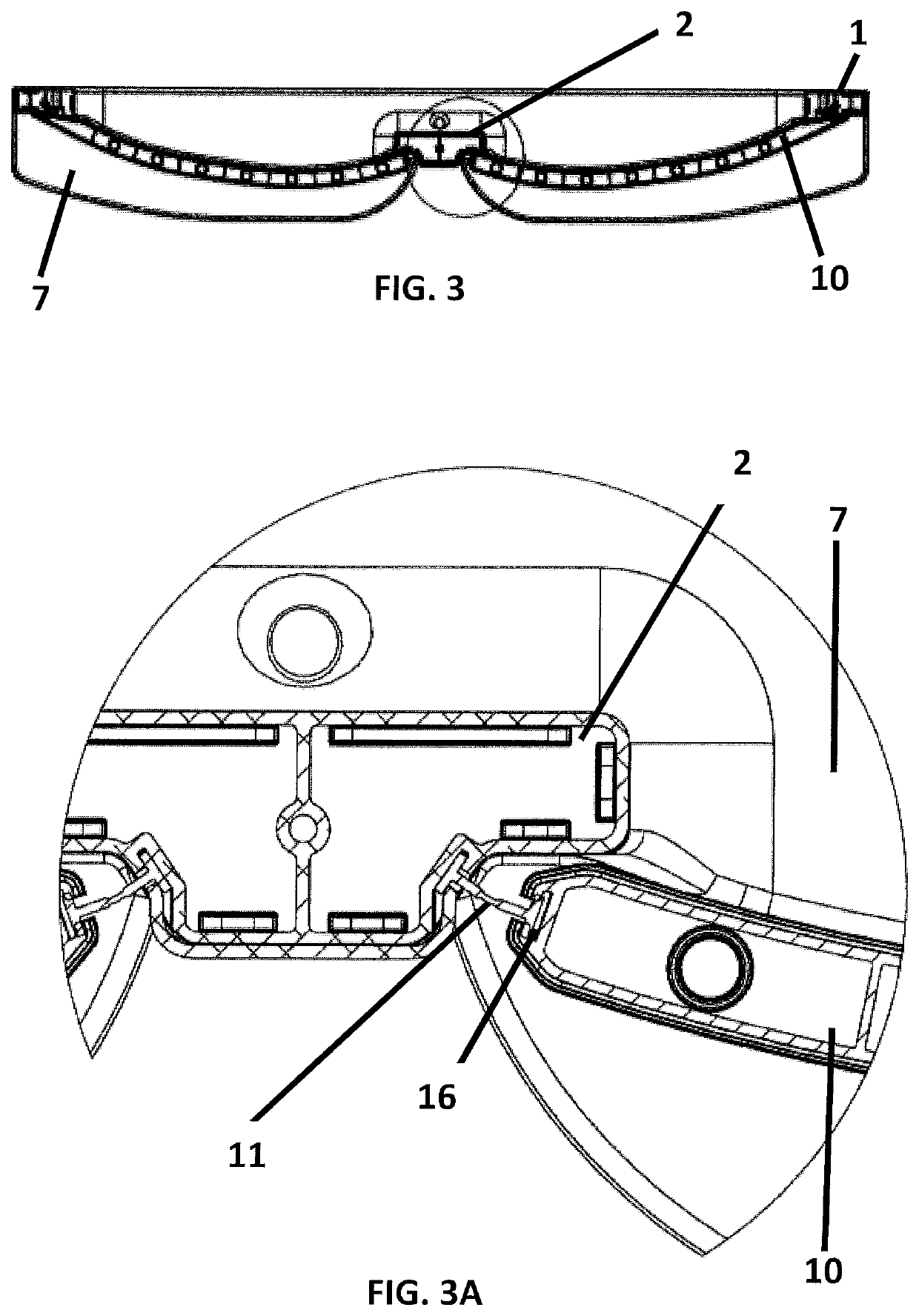 Air ceiling inlet unit