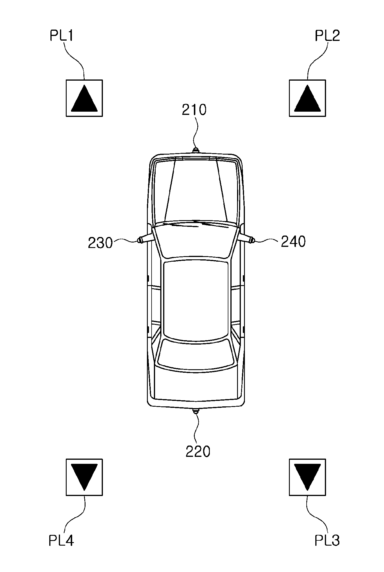 Method and apparatus for creating 3D image of vehicle surroundings