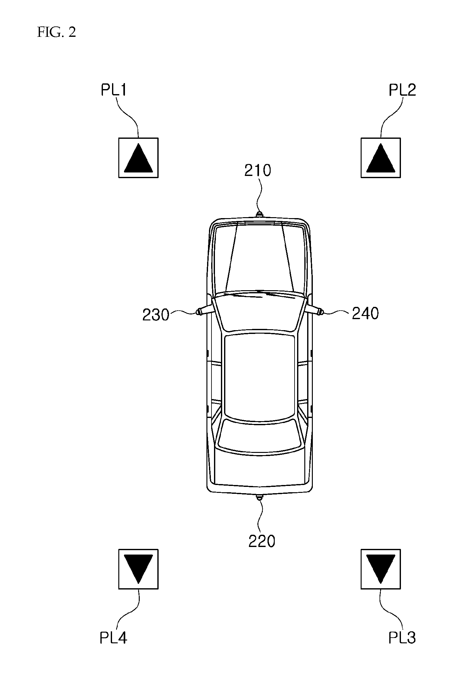 Method and apparatus for creating 3D image of vehicle surroundings