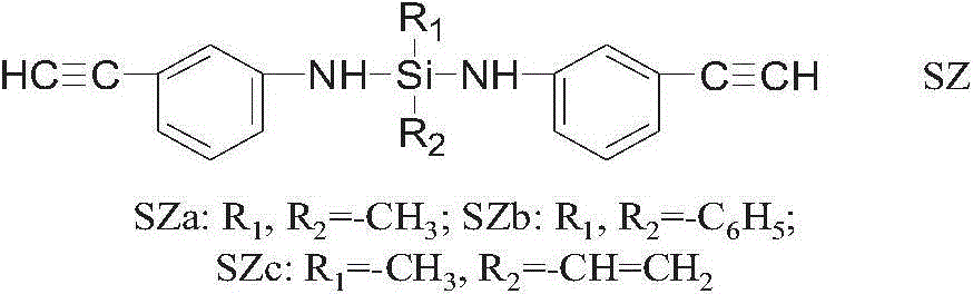 Diethynylphenylaminosilane modified silicon-containing aryne resin and preparation method thereof