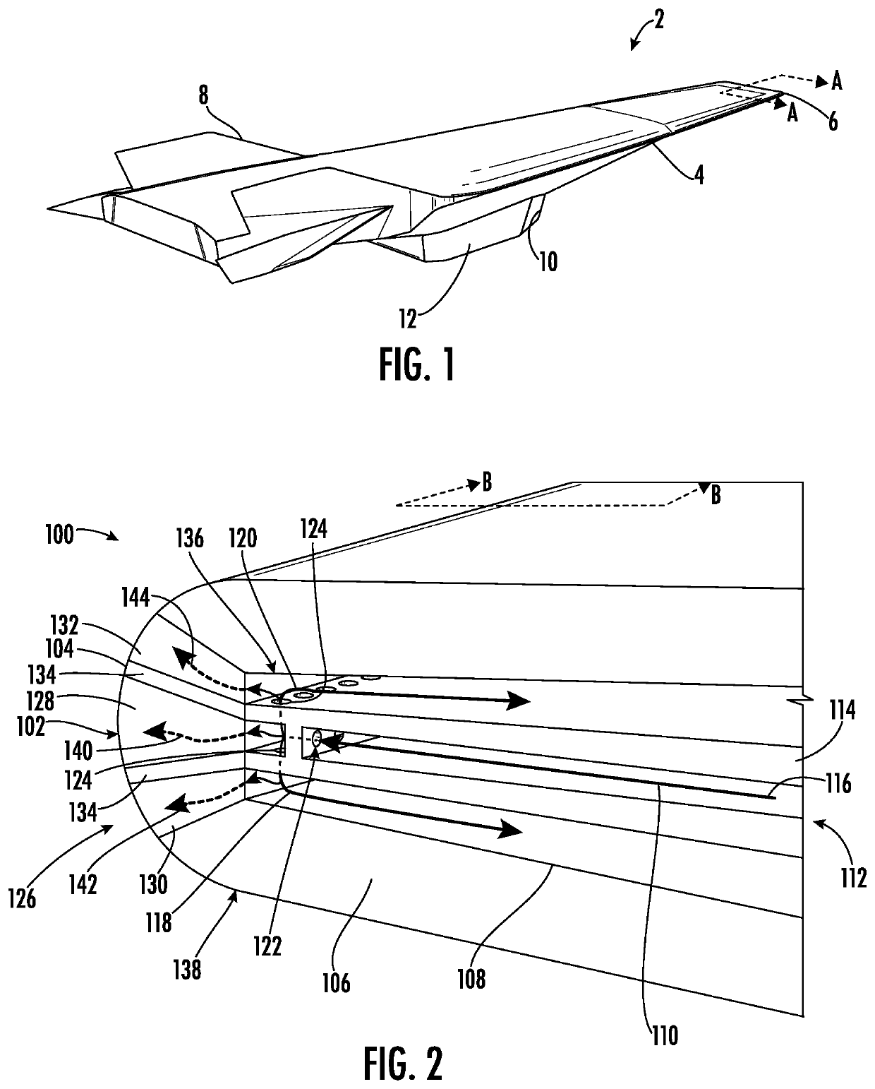 System and method for cooling a leading edge of a high speed vehicle