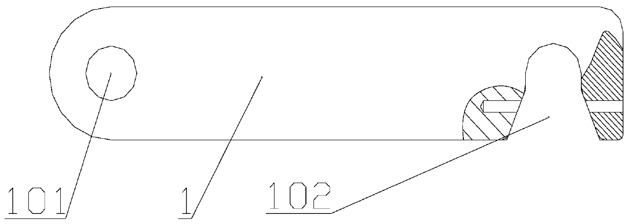 Bogie connecting device and process bogie set