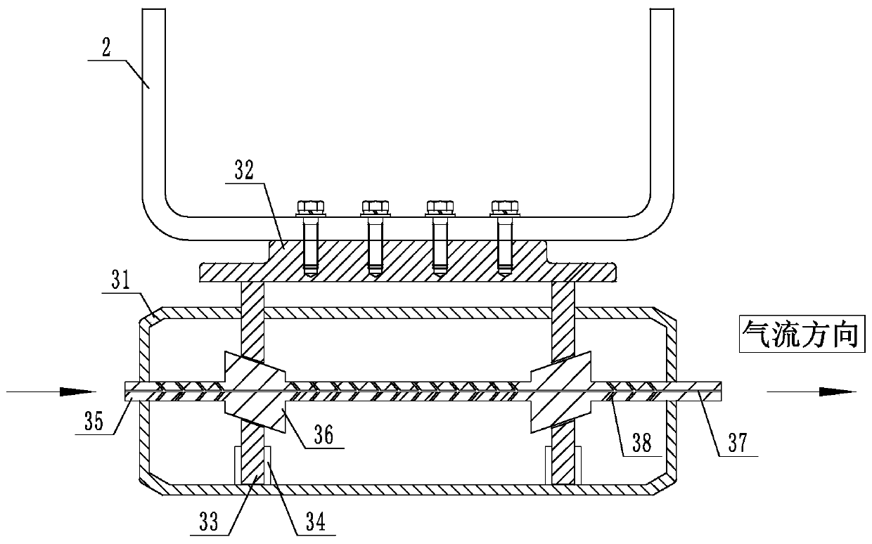 A UHV double-shielded composite bushing