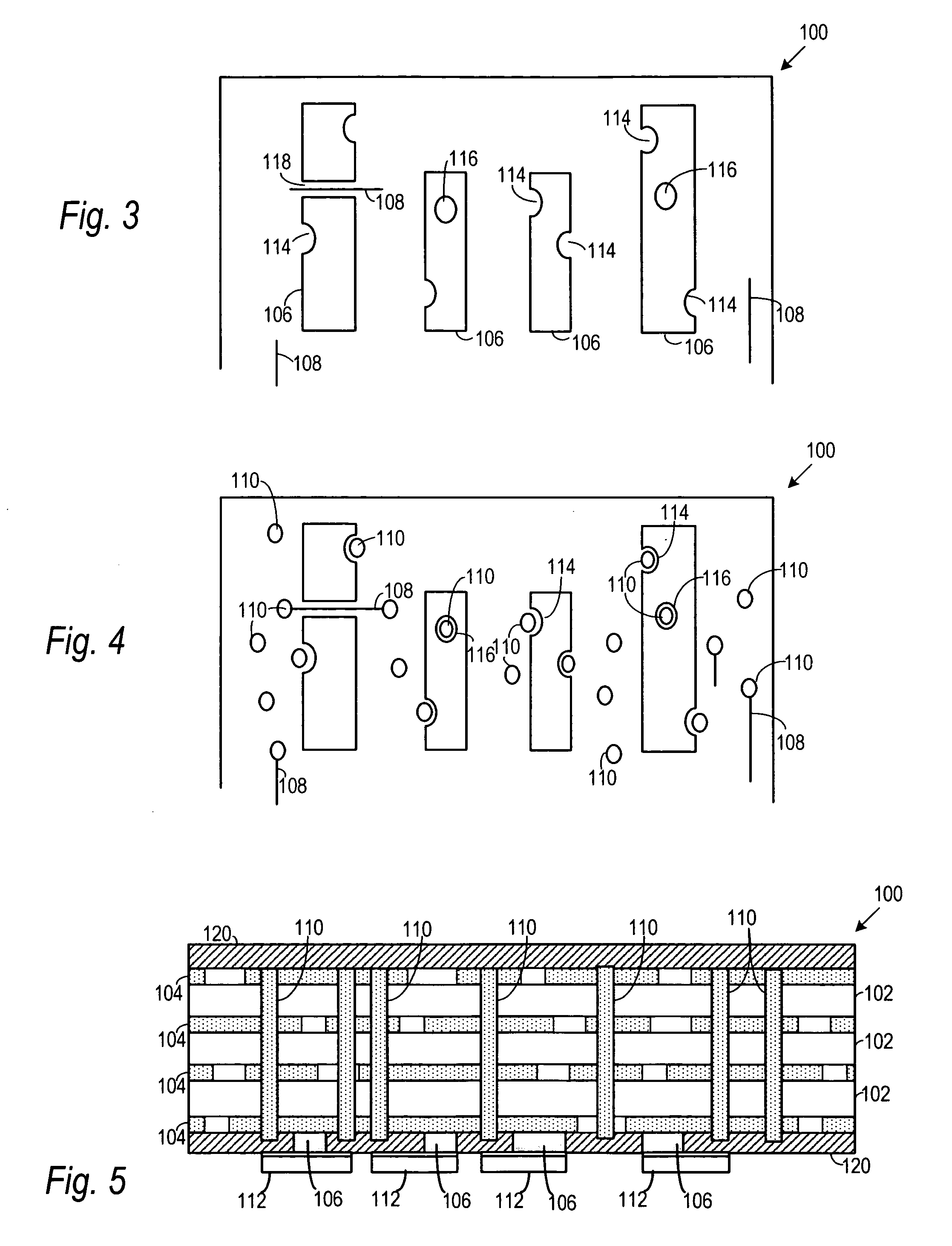 Printed circuit board with coextensive electrical connectors and contact pad areas