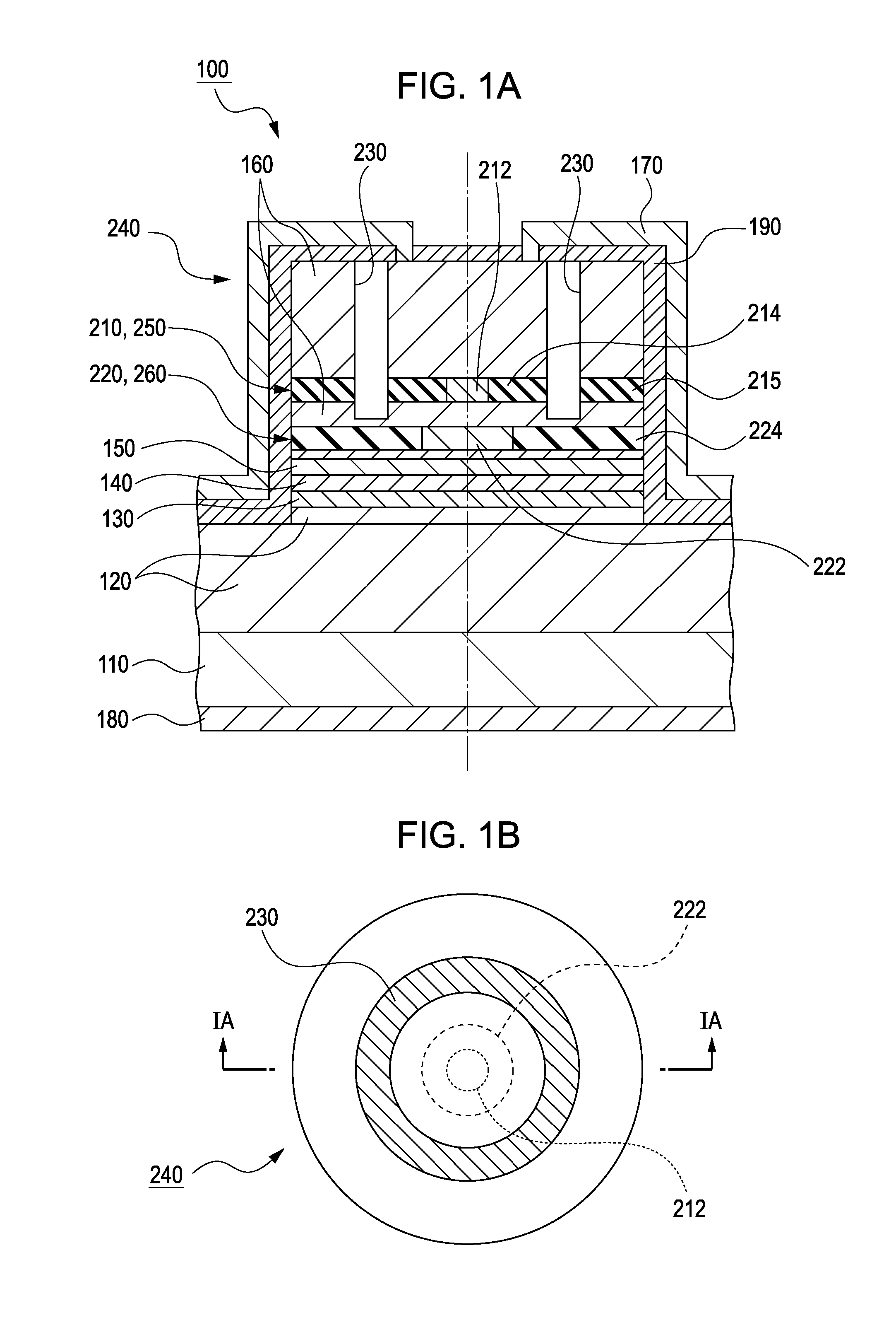 Surface emitting laser with trenches to define conductive regions