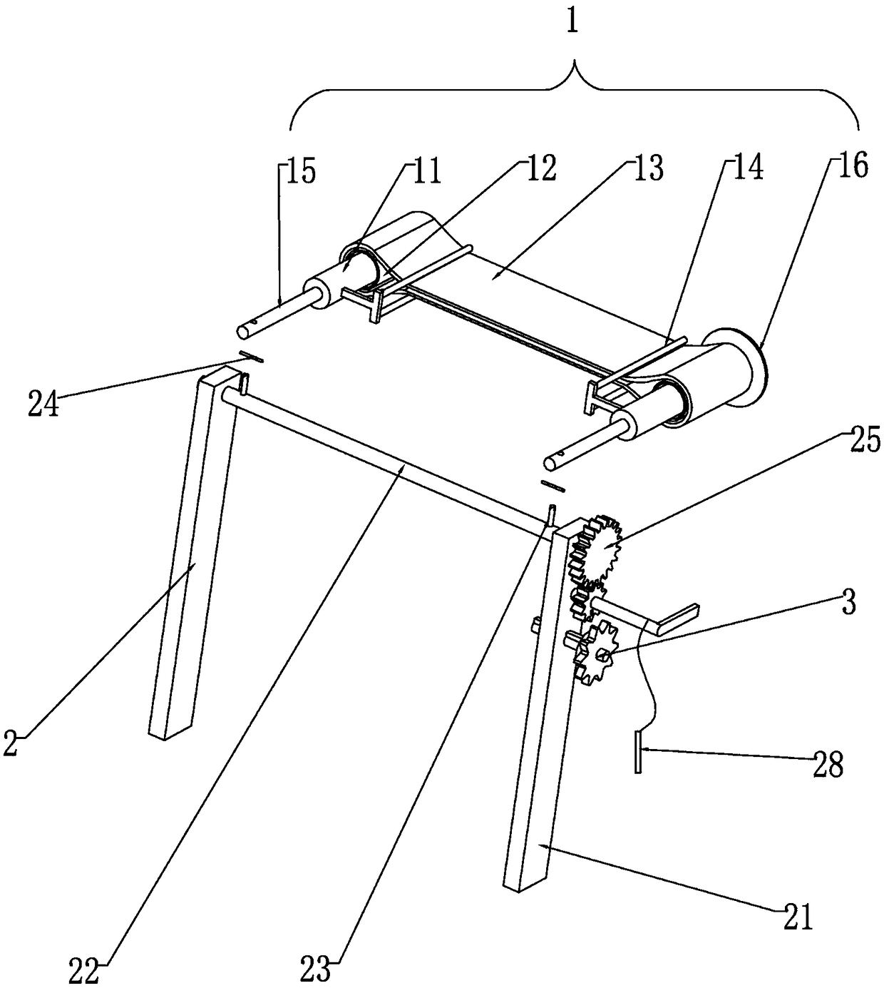 Foldable sunshade with controllable shading degree