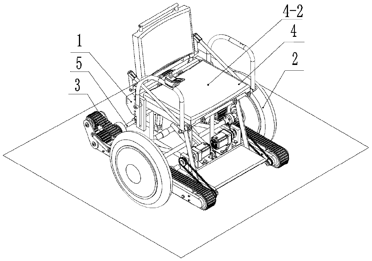 Compound self-balancing electrically powered wheelchair and using method thereof