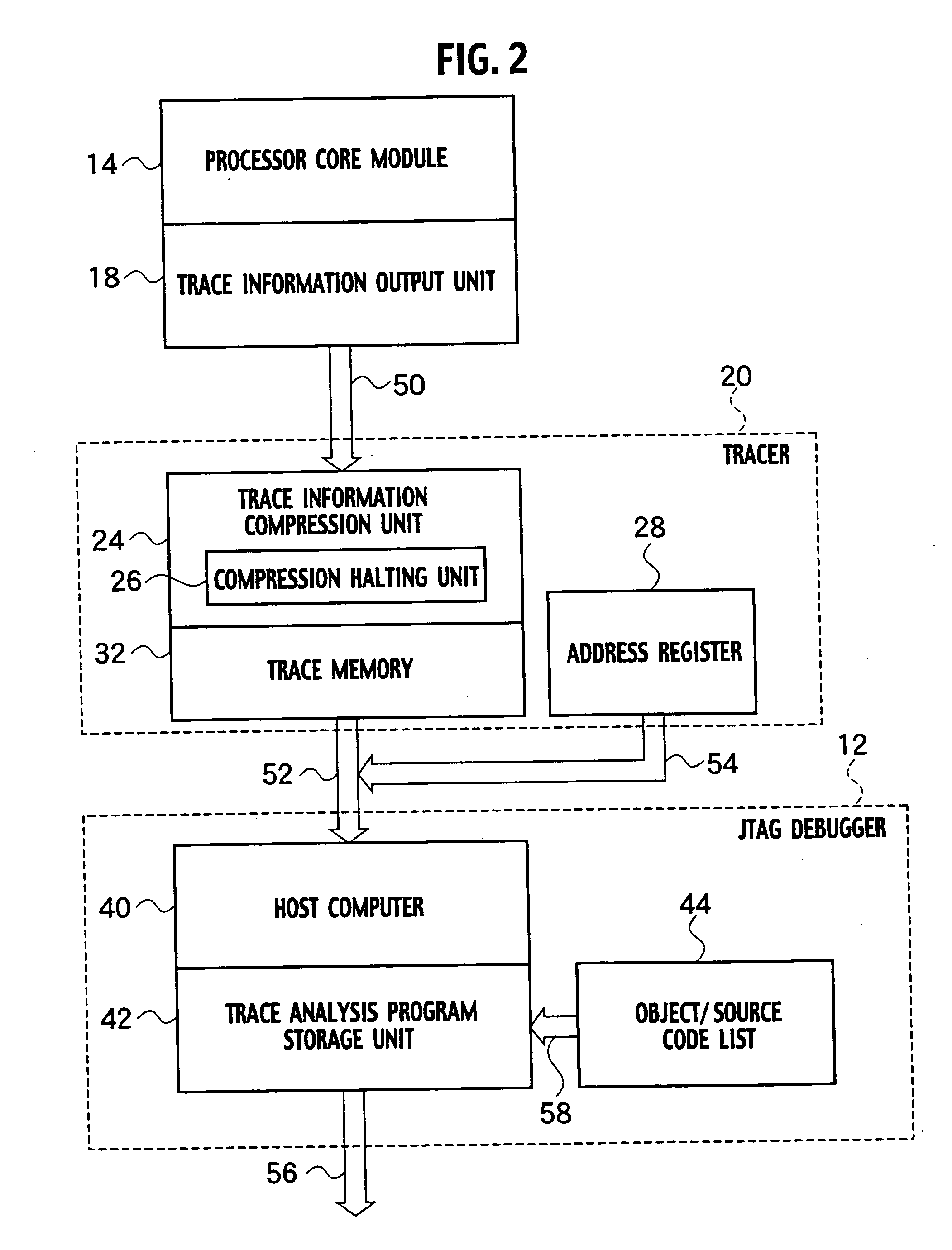 Tracer, tracer embedded processor, and method for operating the tracer