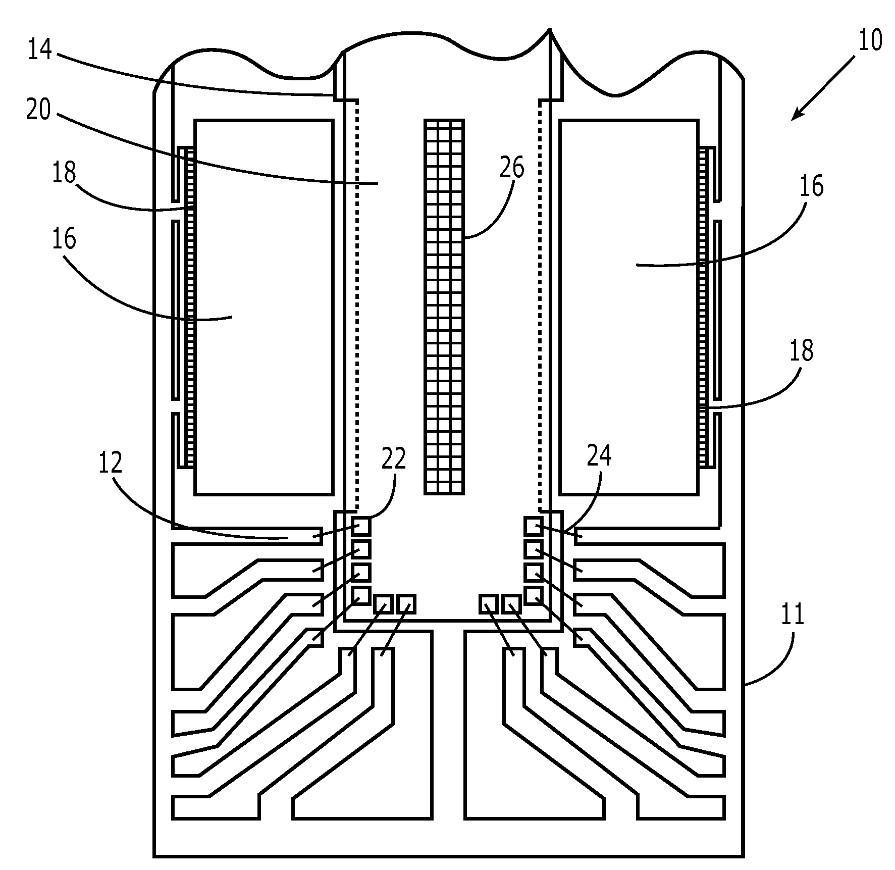 Integrated Leadframe And Bezel Structure And Device Formed From Same