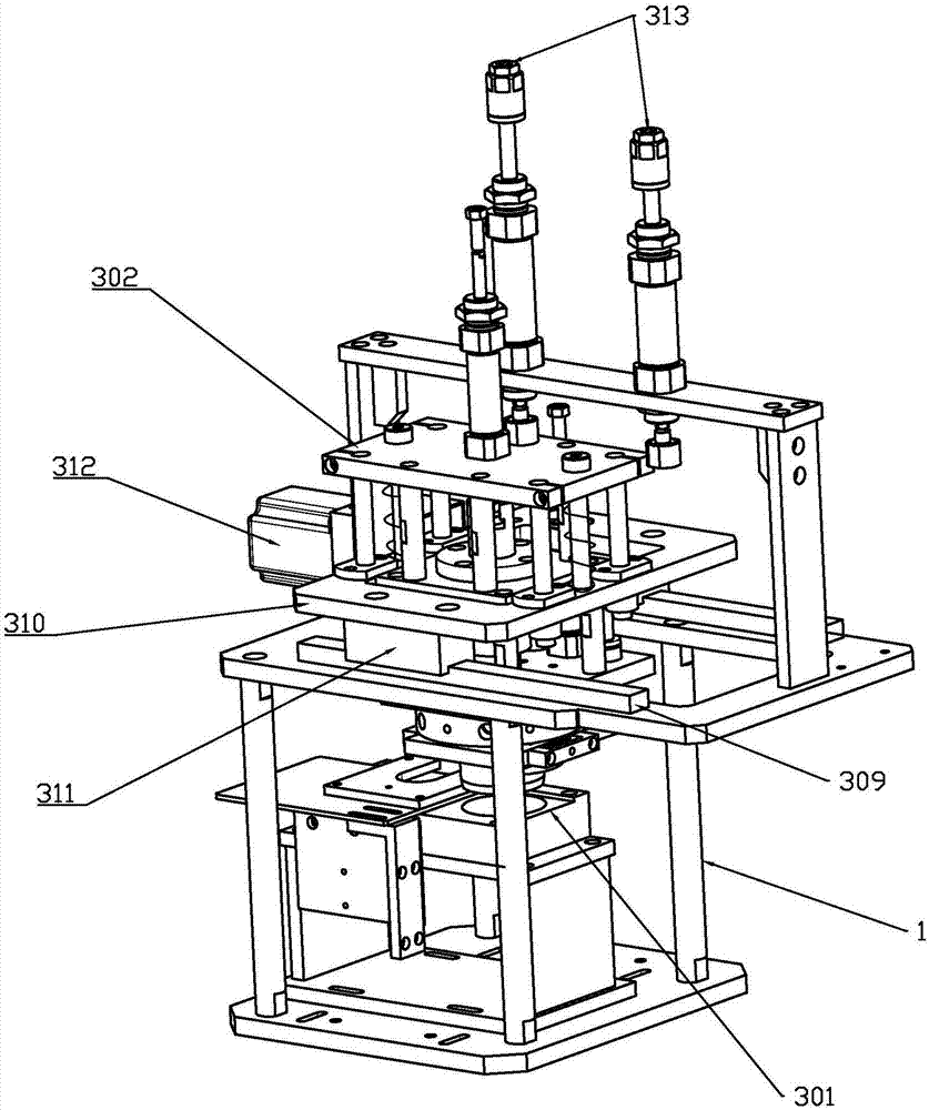 Assembly machine for draining pump valve body