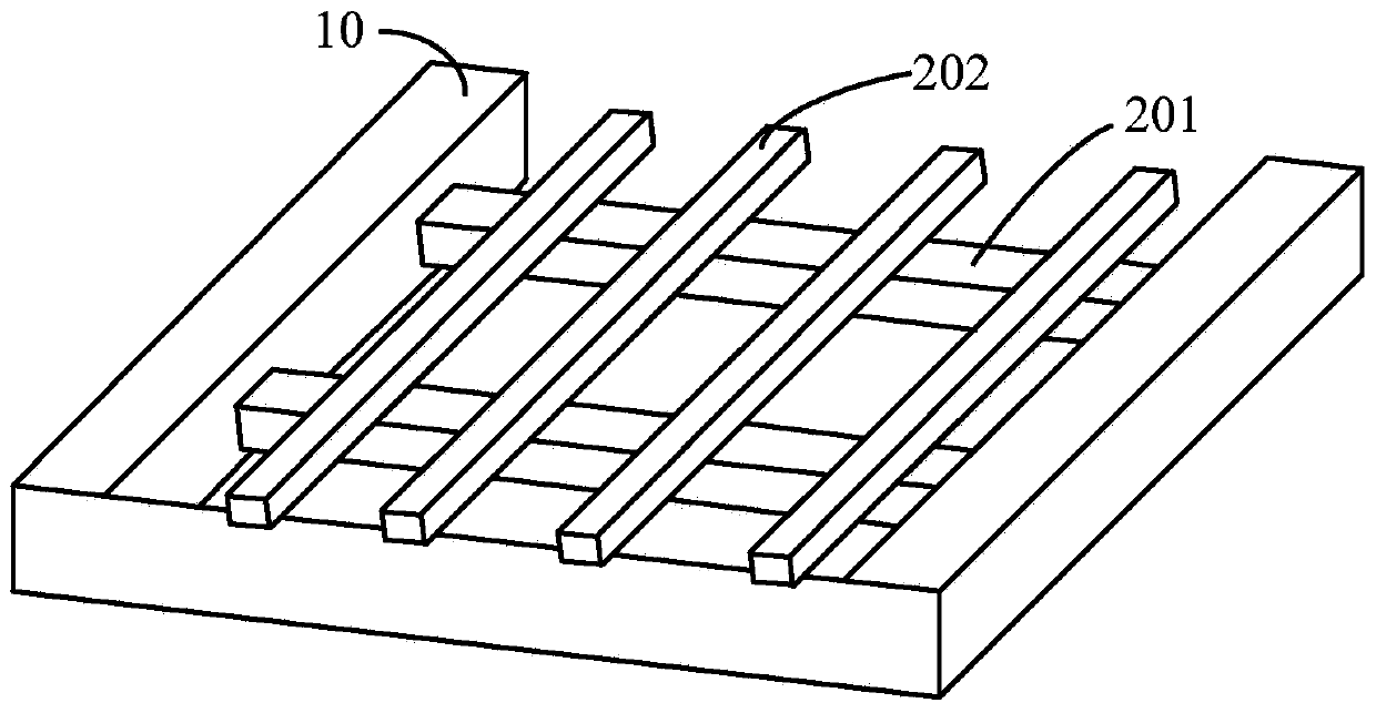 Platform formwork structure and construction method thereof
