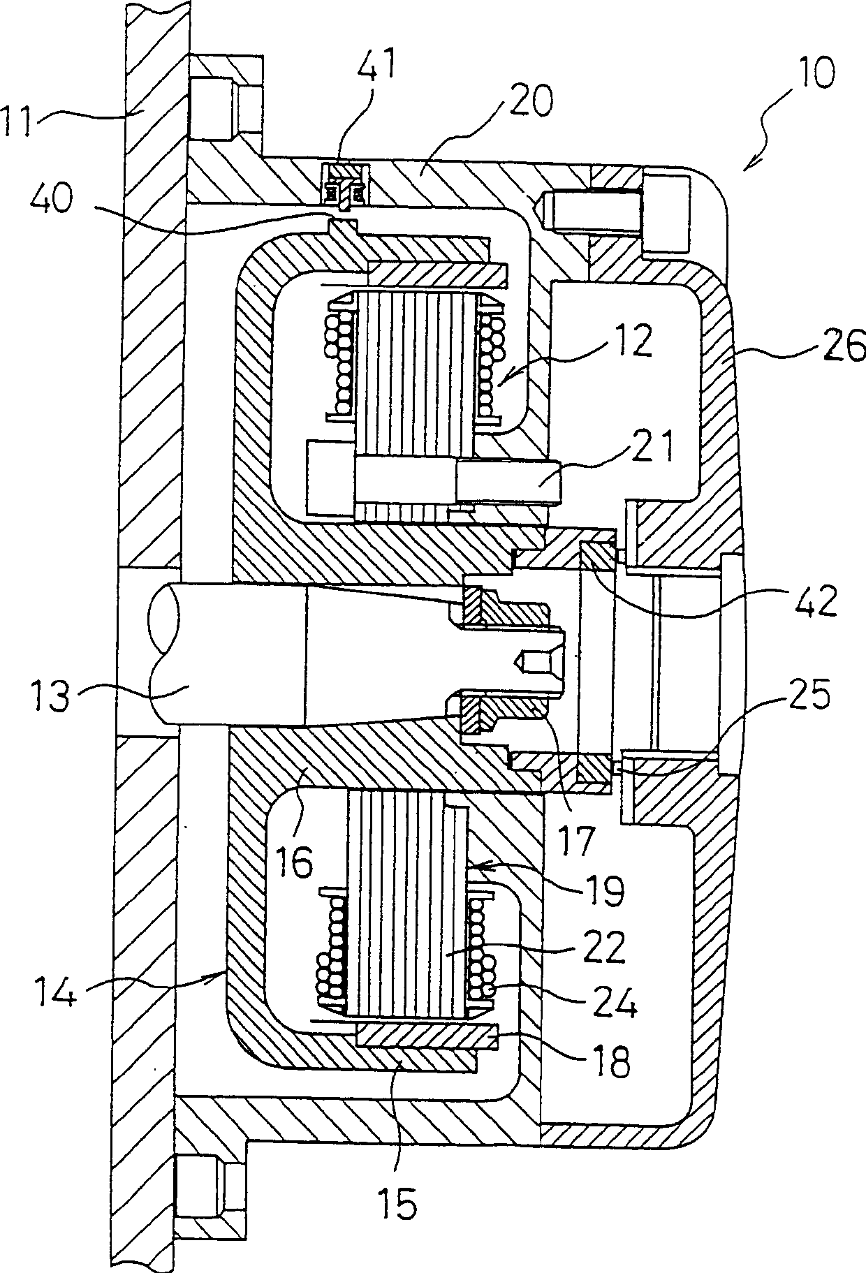 Starter, start control device, and crank angle detector of internal combustion engine