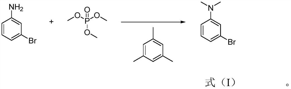 Preparation method of 3-bromo-N, N-dimethylaniline