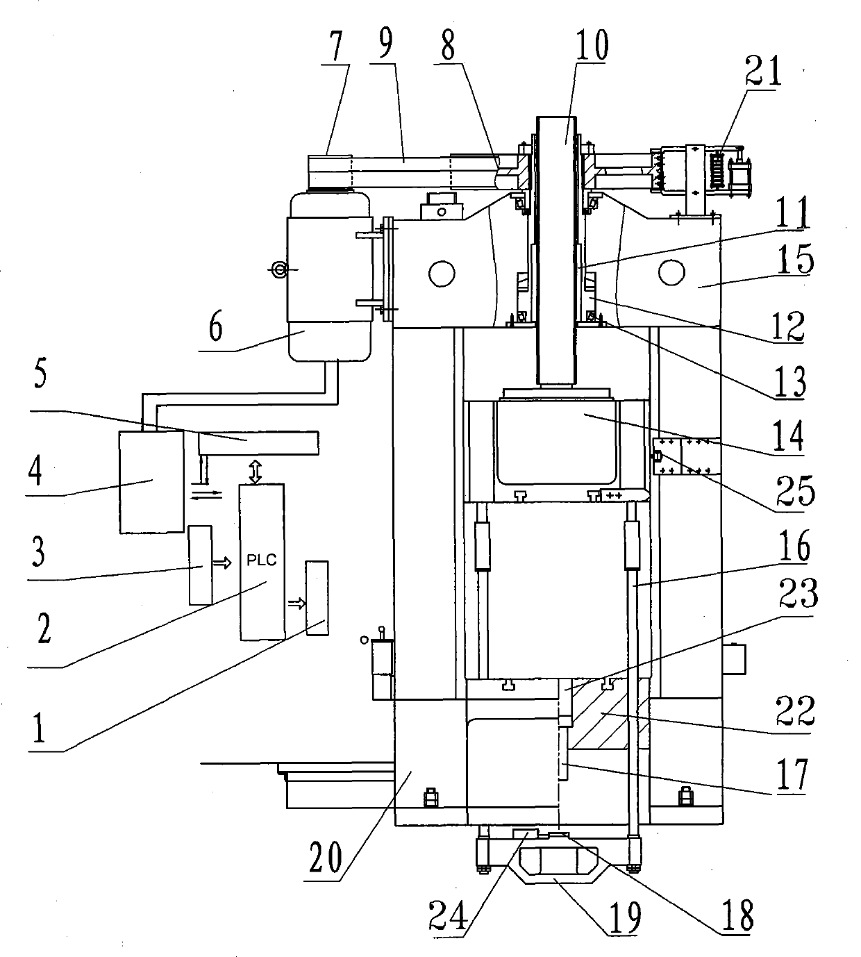 Numerical control method for accurate striking of screw press