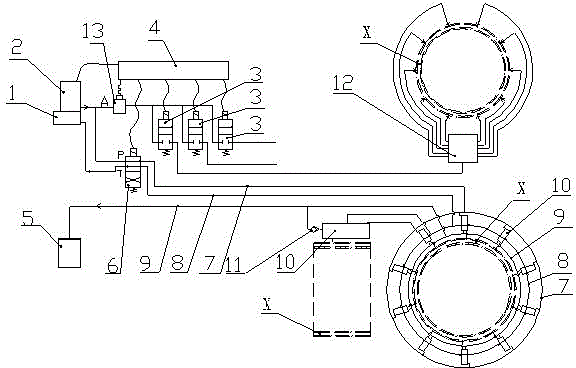 Grease centralized lubrication and recovery system