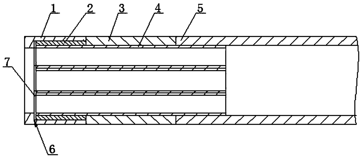 Color system sub-tube branching device for integrated pipe corridor communication pipe and installation method thereof