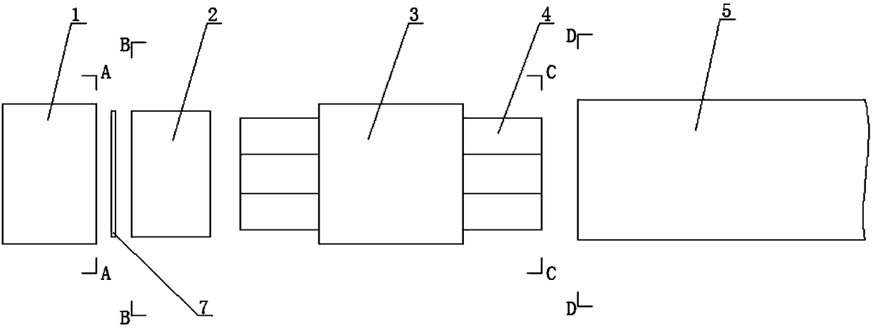 Color system sub-tube branching device for integrated pipe corridor communication pipe and installation method thereof