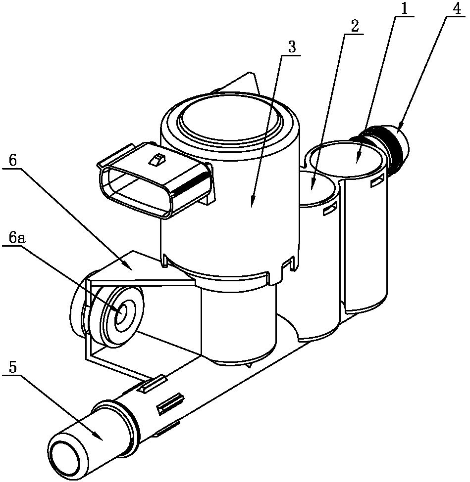 A fuel tank isolation solenoid valve