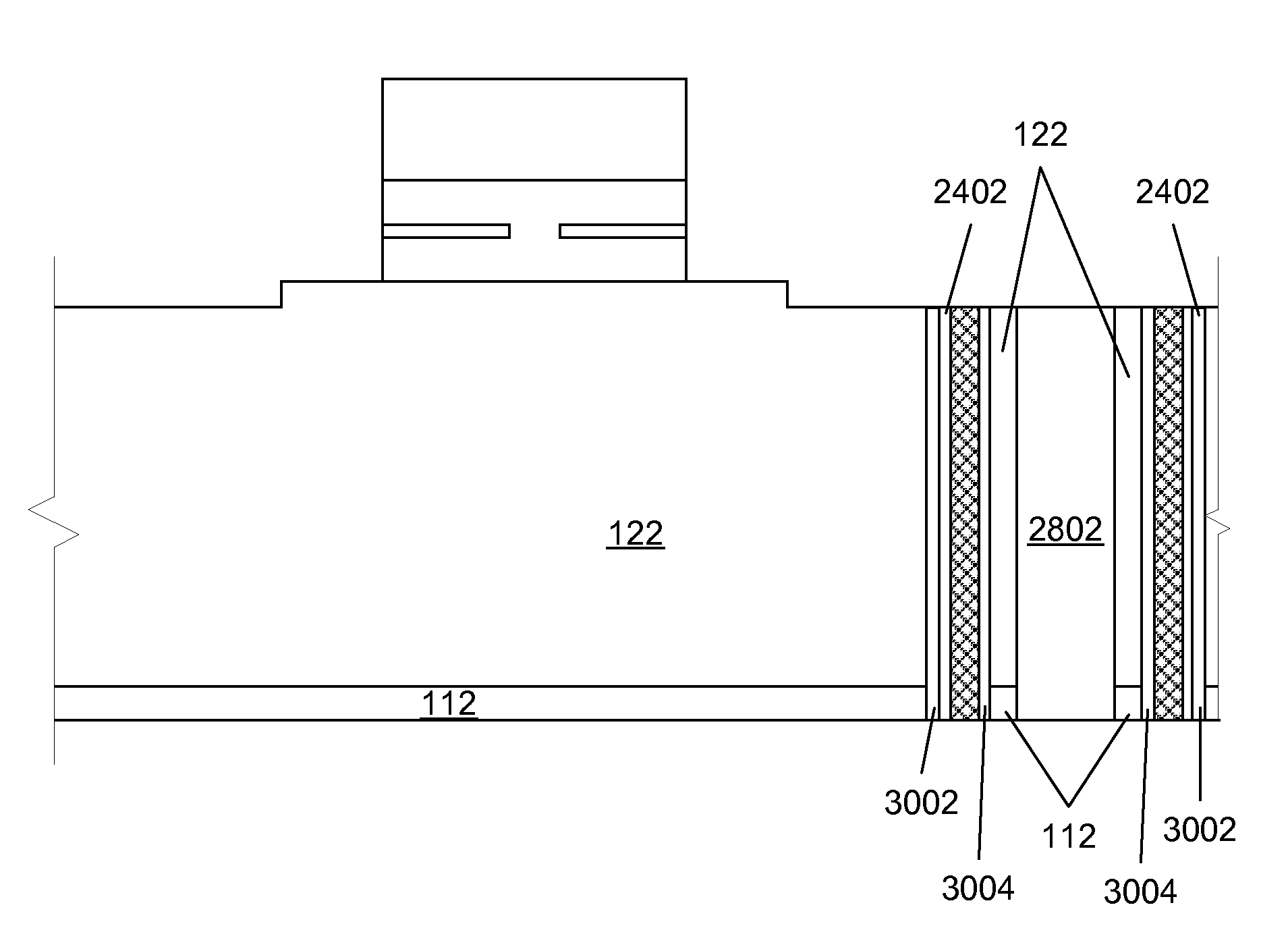 Coaxial through chip connection