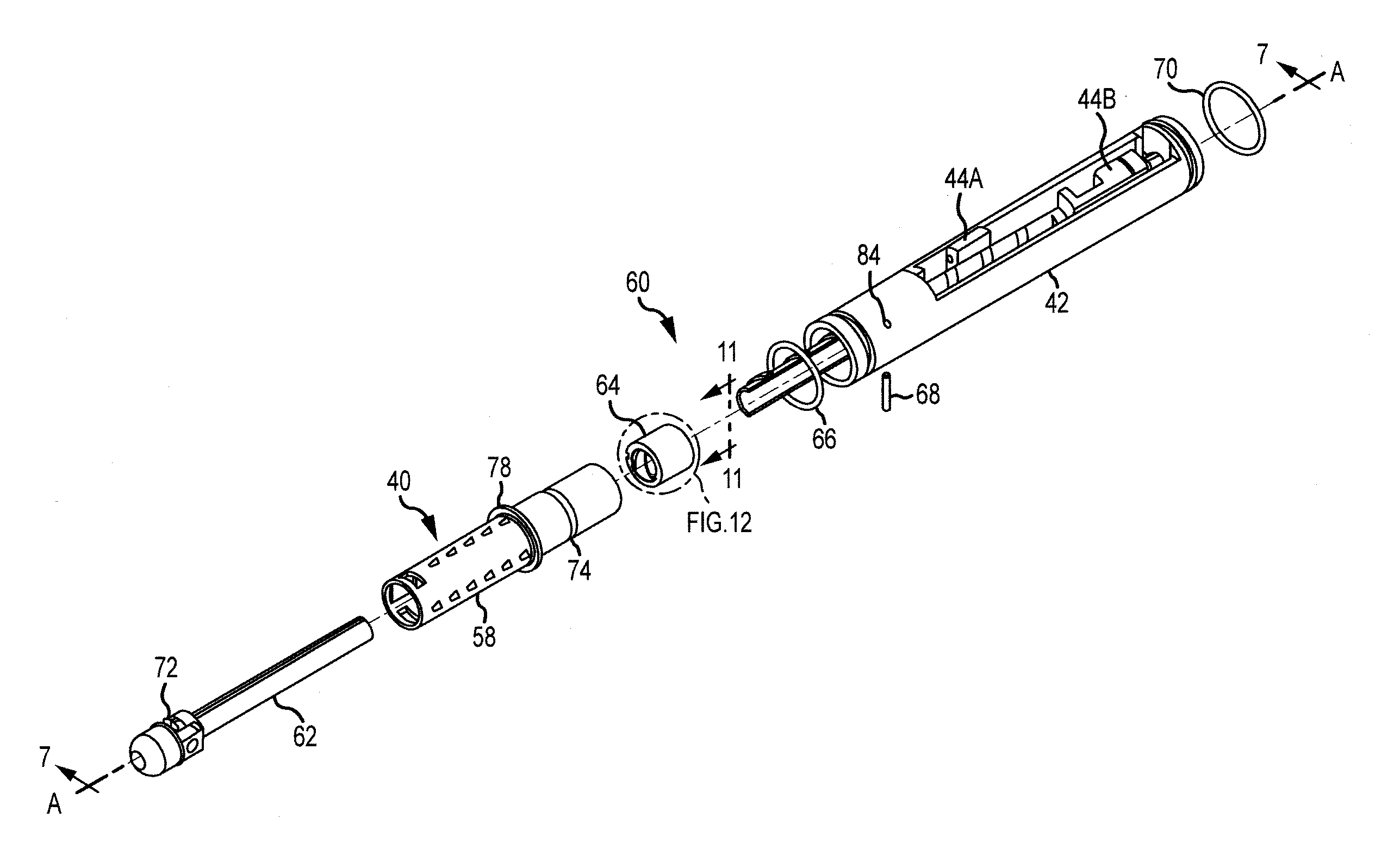 Elongate medical device handle autolock