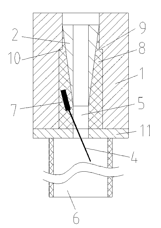 Modified clamping piece type anchorage device