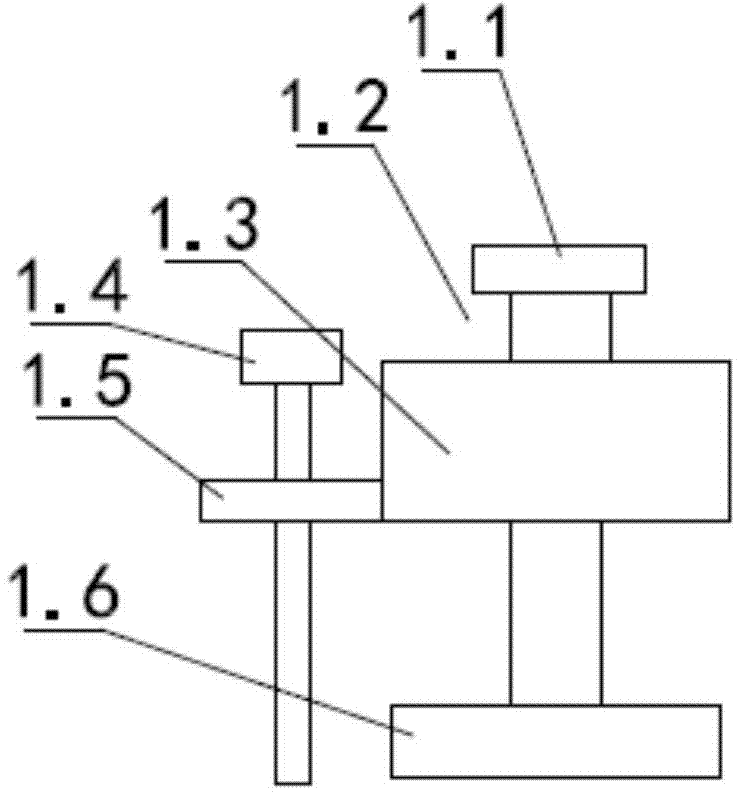 Large-scale test circuit board fixing clamping mechanism