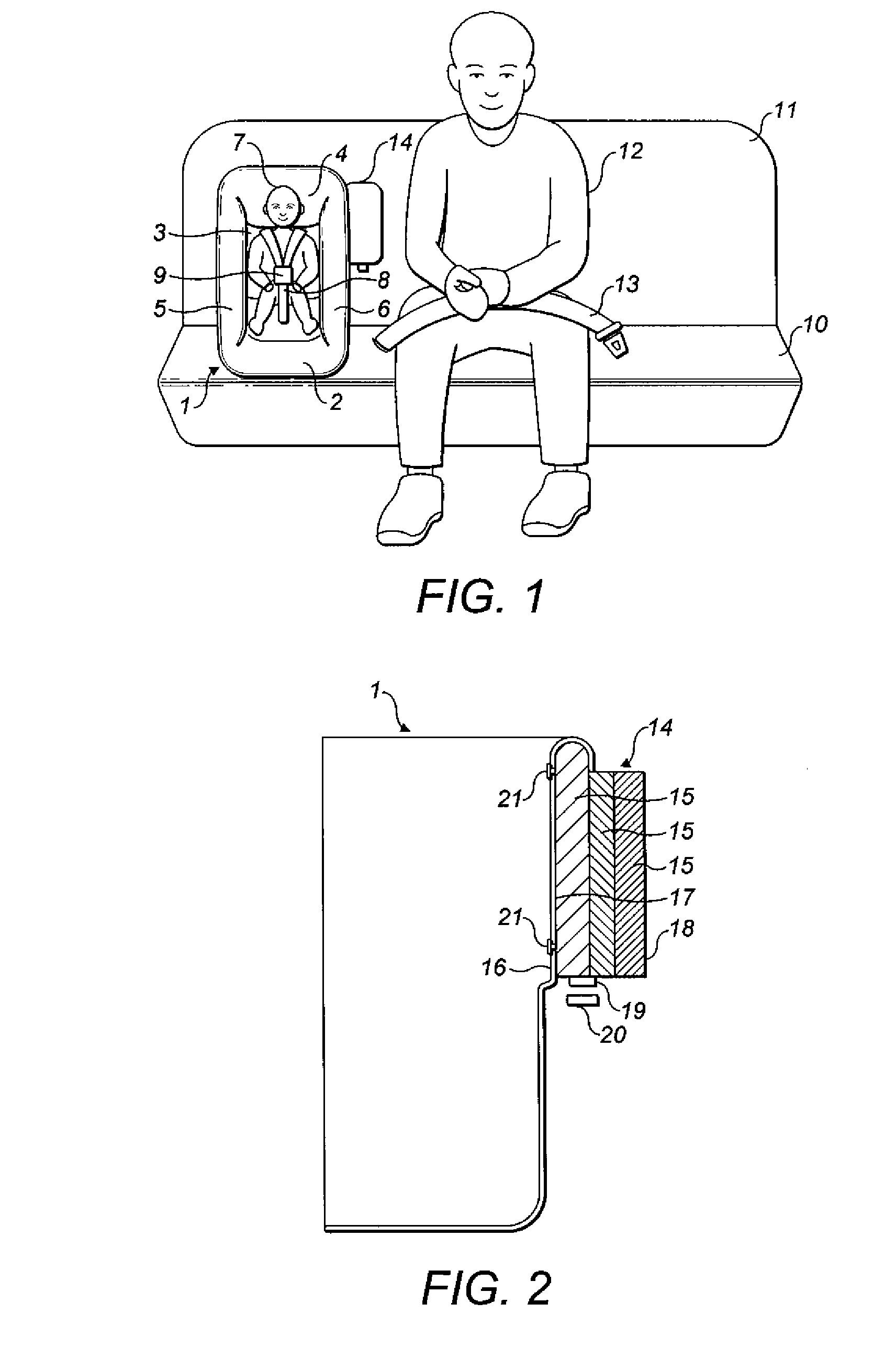 Child restraint apparatus for vehicle