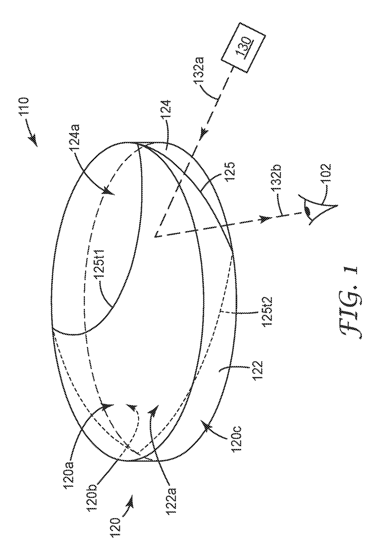 Lens with embedded multilayer optical film for near-eye display systems