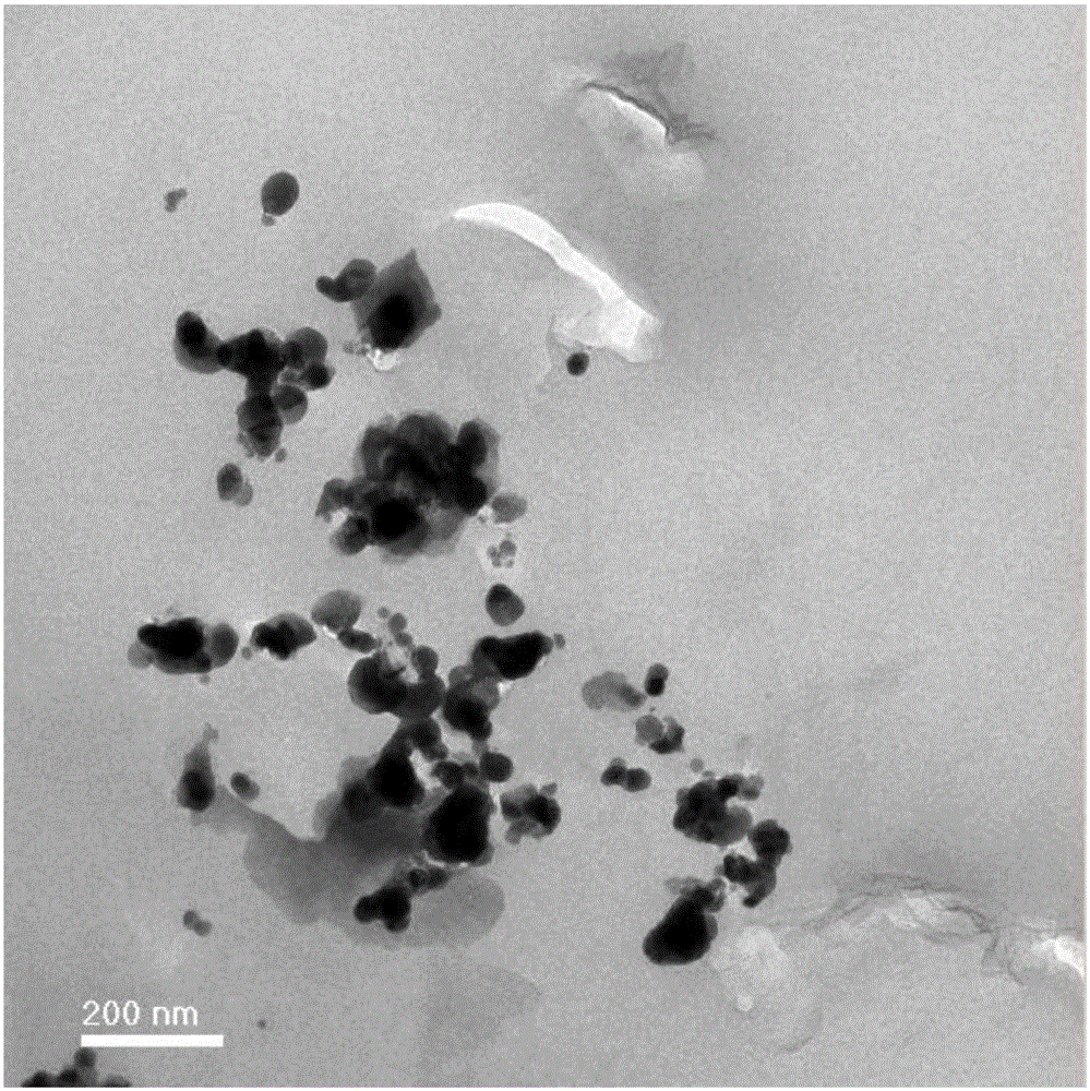 Measuring method for nano titanium dioxide migration quantity in food plastic package product