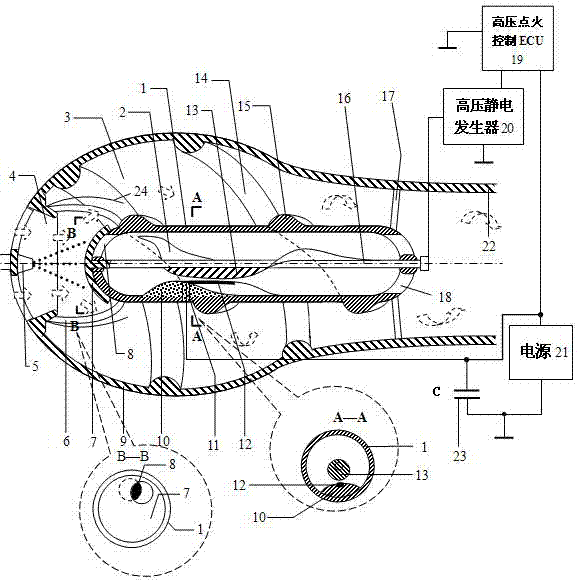 Pulse pre-detonating detonation engine capable of working stably