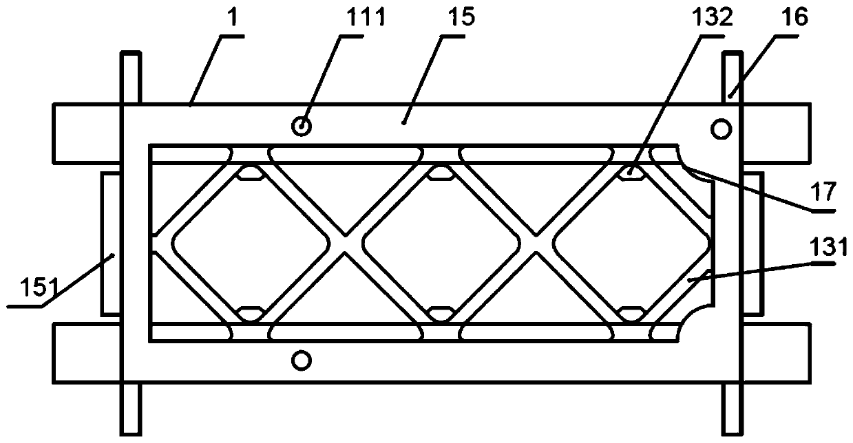 A mold for making column sand molds