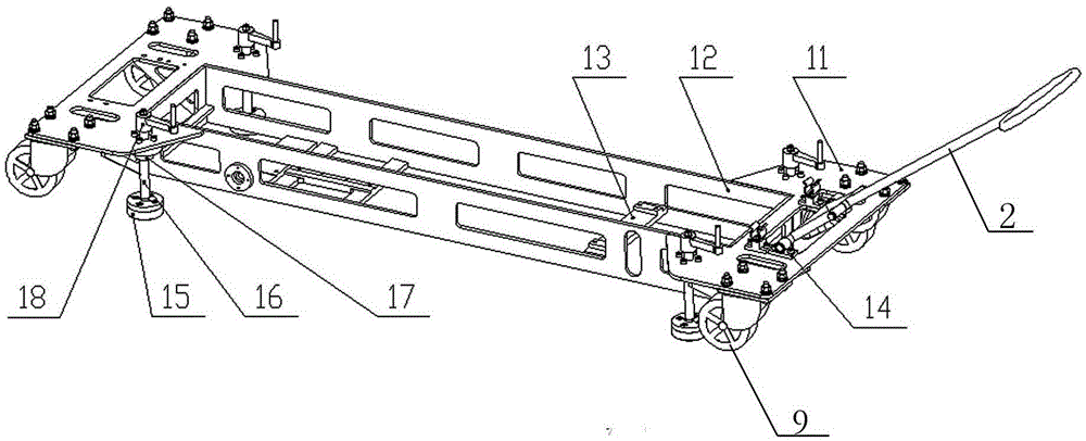 Manual bomb vehicle