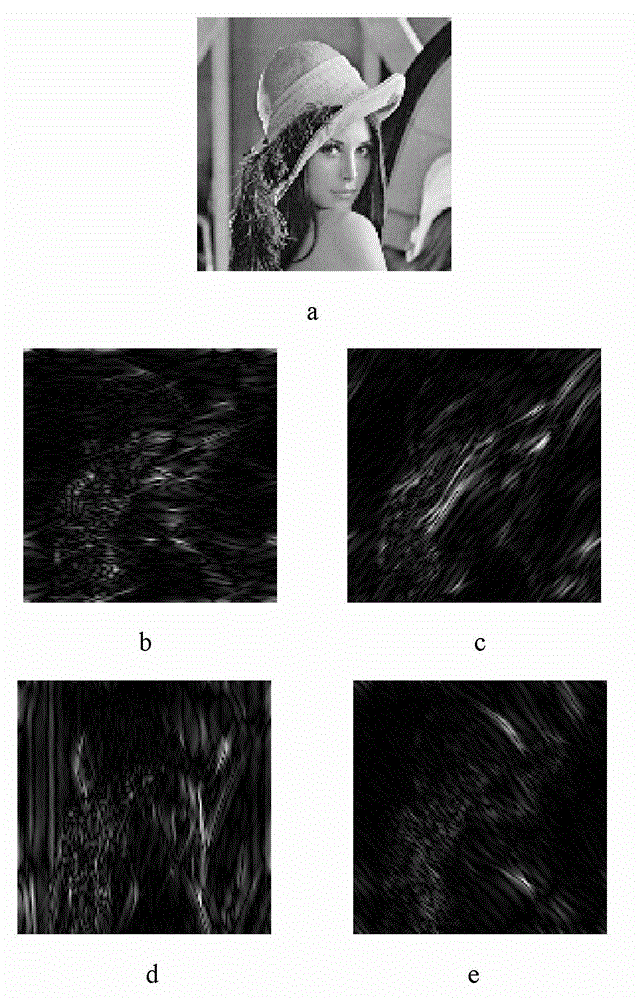 Digital image triple interpolation amplification method by combining local direction features