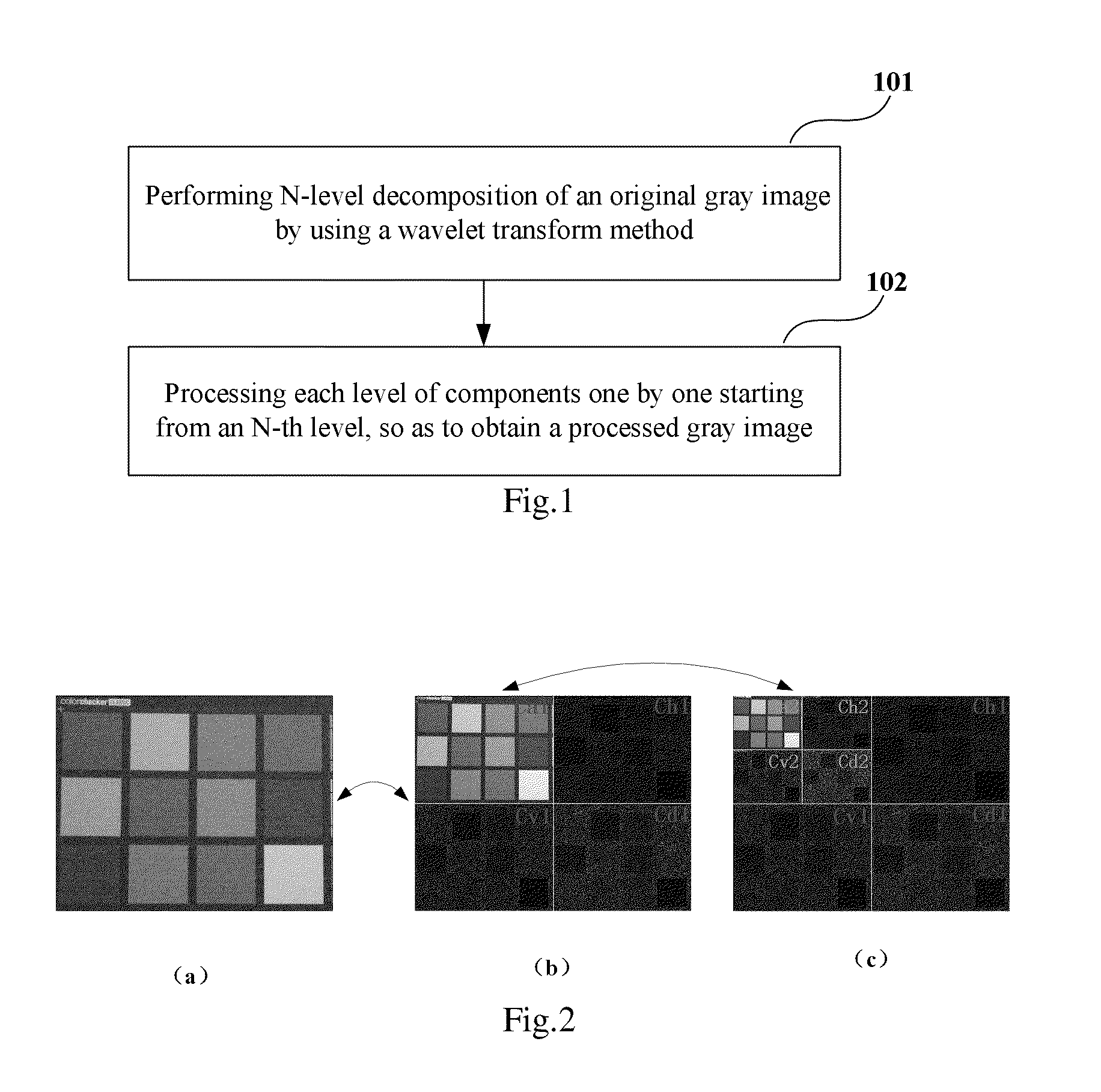 Gray image processing method and apparatus