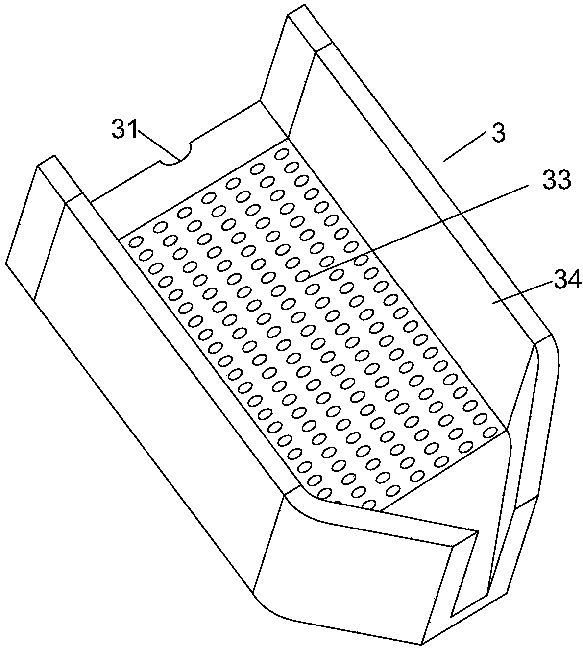 Construction mud treatment device for building pile foundation