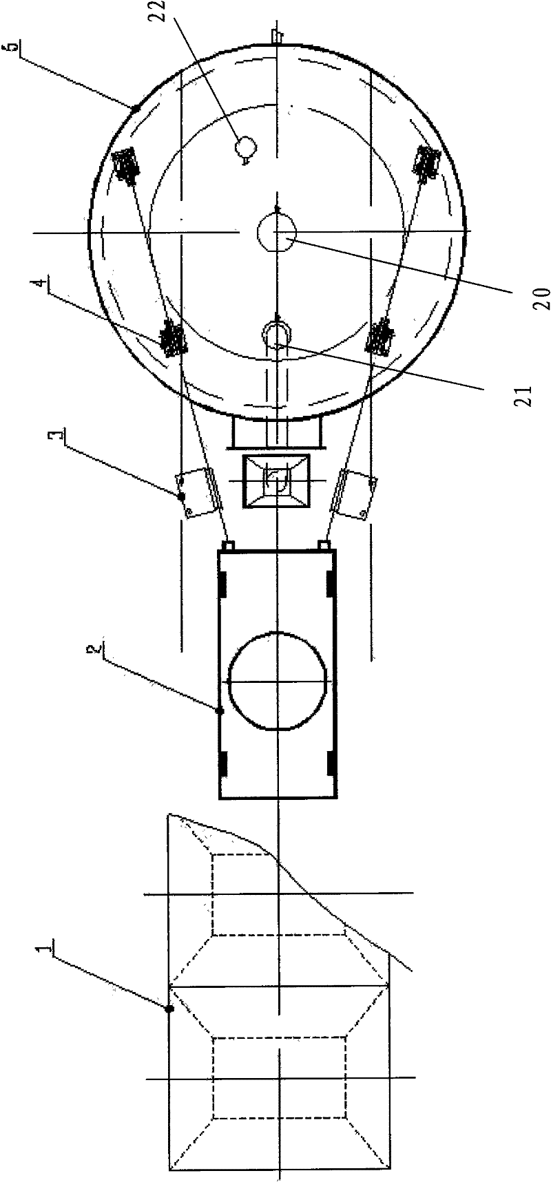 Argon blowing process system