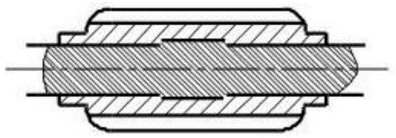 Rod body material collection type centralizing sucker rod and casting method thereof