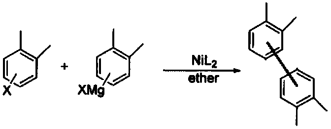 Preparation method of tetrahydrocarbyl substituted biphenyl